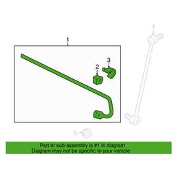 Audi Sway Bar Bushing - Front (22mm) 3C0411303R